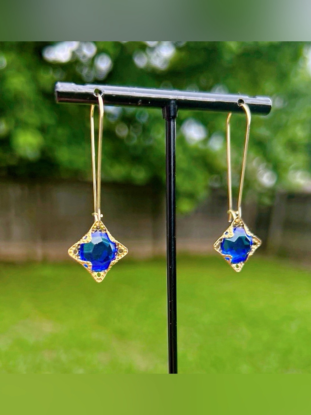 Cobalt Beauty Earrings - Picture 6 of 9